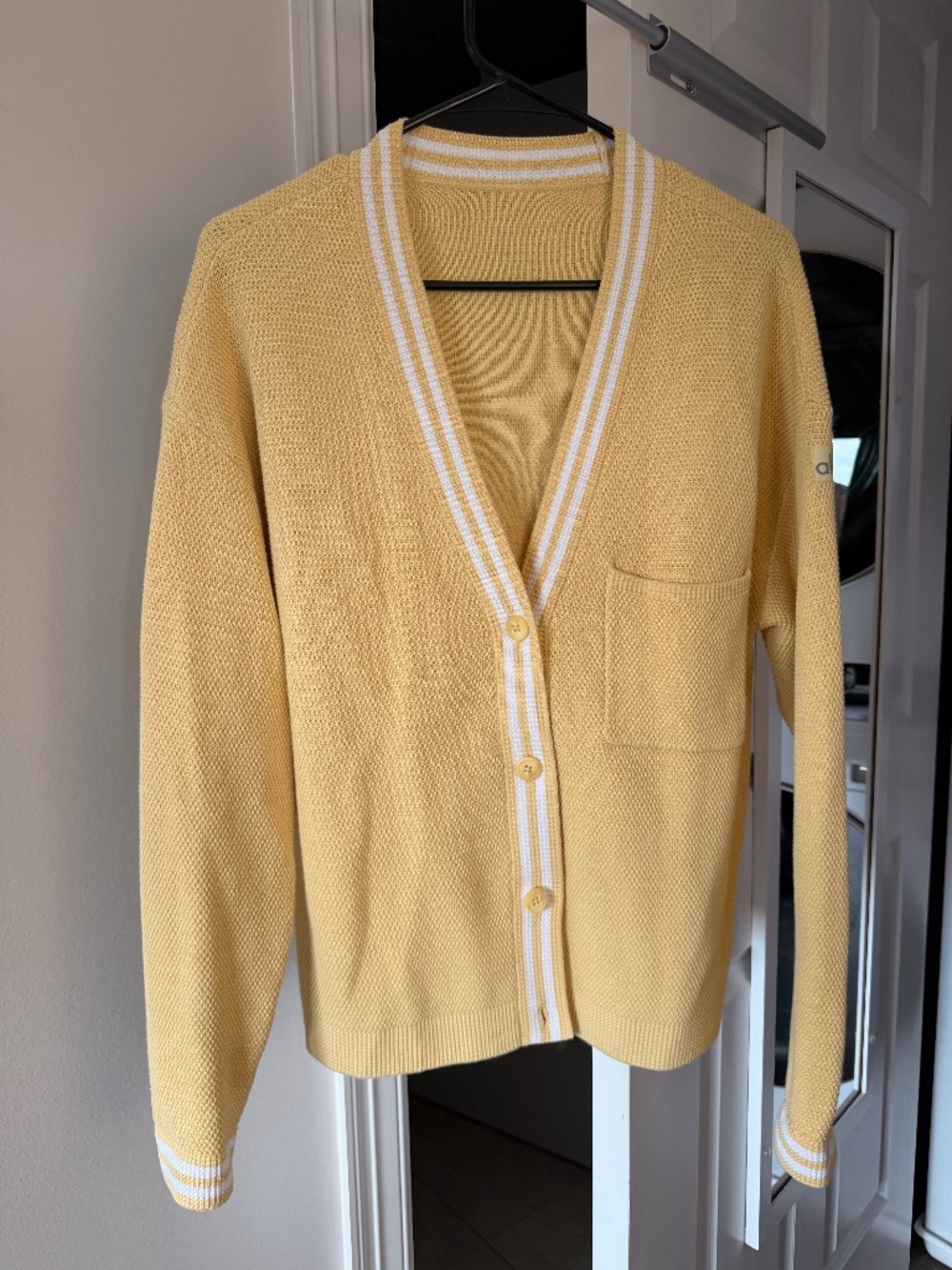ALO Tennis Club Sweater Knit Cardigan Size X-Small